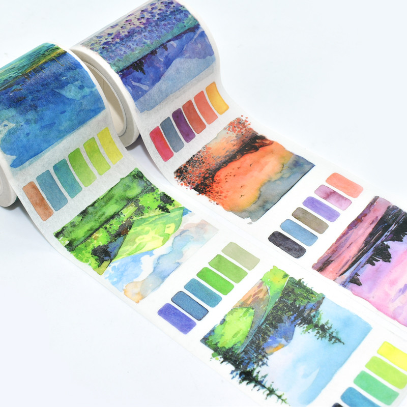 Chinese Custom Printed Washi Paper Tape Japanese Washi Masking Tape Recollections Washi Tape