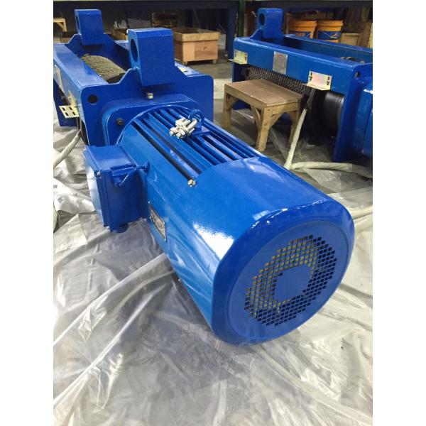 2/1 Reeving 8000kg Electric Wire Rope Hoist Trolley Type