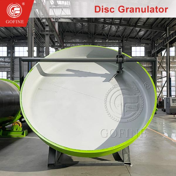 Powder Npk Urea Compound Fertilizer Pelletizer Disc Granulator Fertilizer