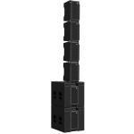 Mini Line Array Speakers Outdoor Indoor Dual 8 Inch Line Array Stand Set