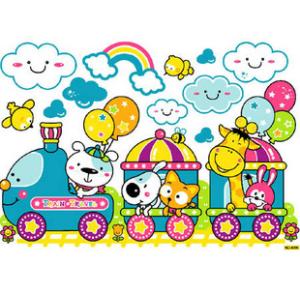 Buy cheap Environmental-Friendly Cute Childrens Wall Stickers 4390 product