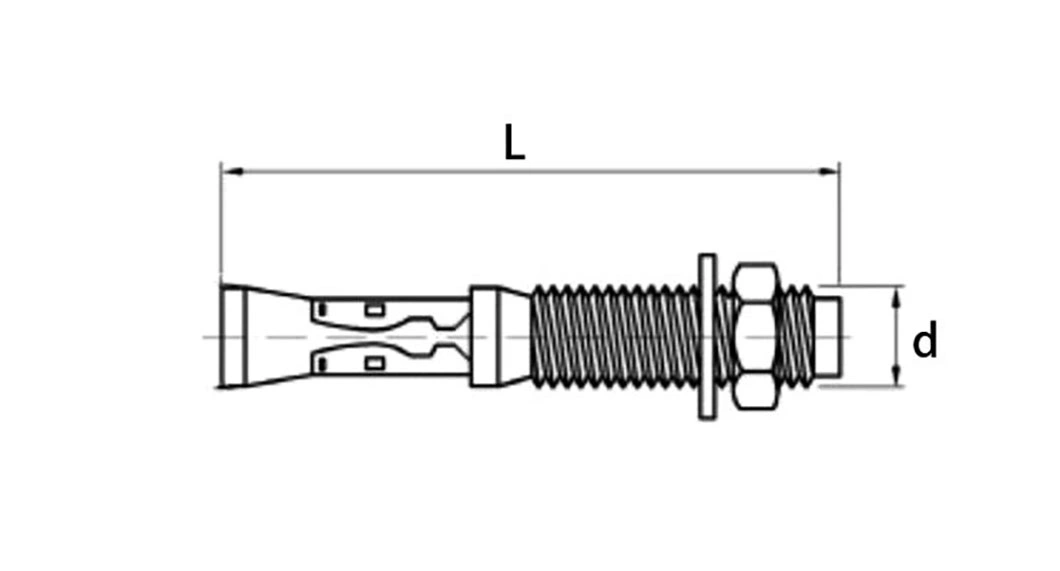 Sleeve Anchor Bolt Expansion Anchor Metal Frame Anchor Concrete Anchor