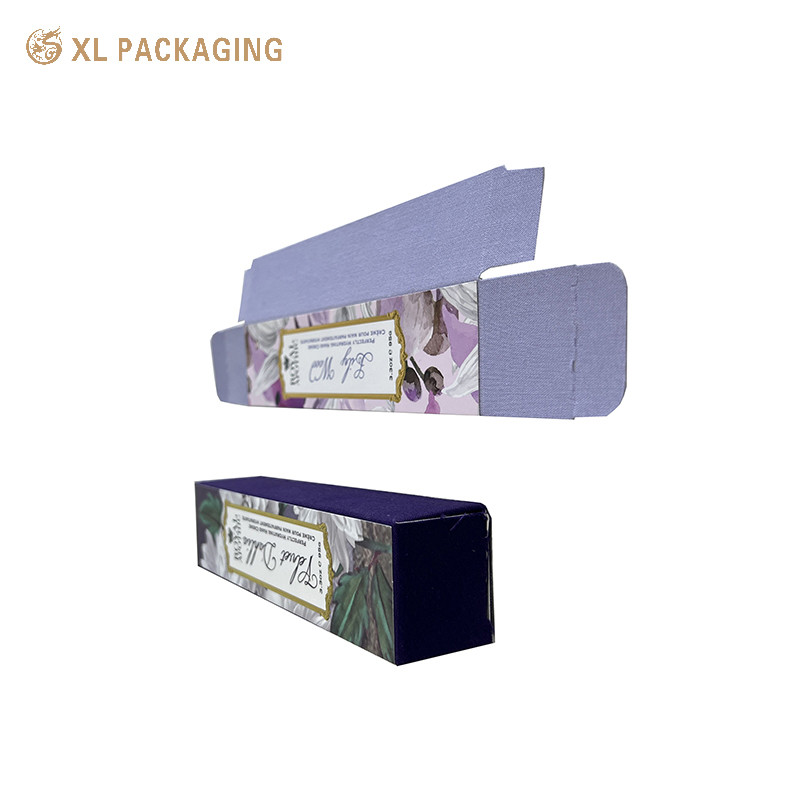 Customized Logo Foldable Paper Packaging Box For Cosmetics Makeup Skin Care