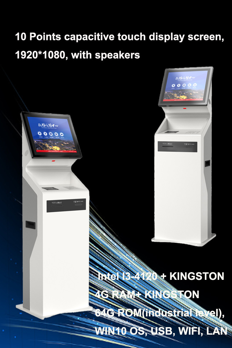 PC All In One Panel Pc Self-Service Kiosk Android Self Service Terminal