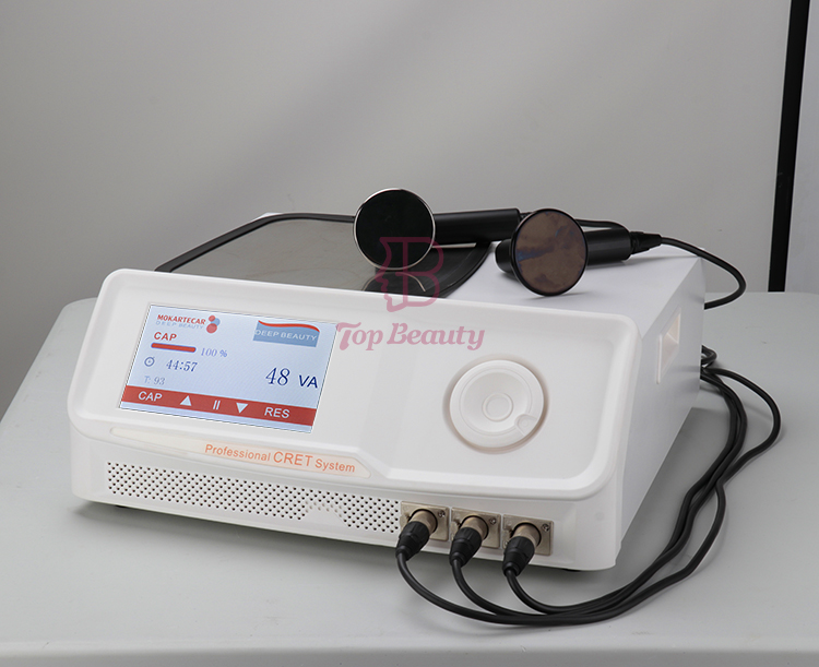 Deep 448khz Diathermy Tecar Therapy Machine For Plantar Fasciitis