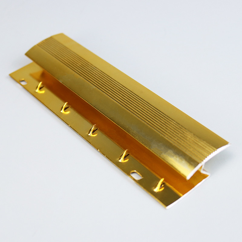 Silver shape edge carpet door plate aluminum metal carpet edging cover strip trim