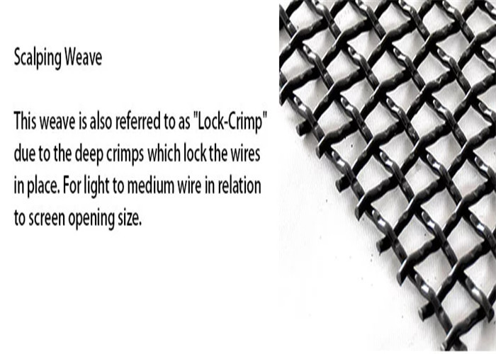 1x1m 2.5mm 8mm Aperture Crimped Mesh Screen