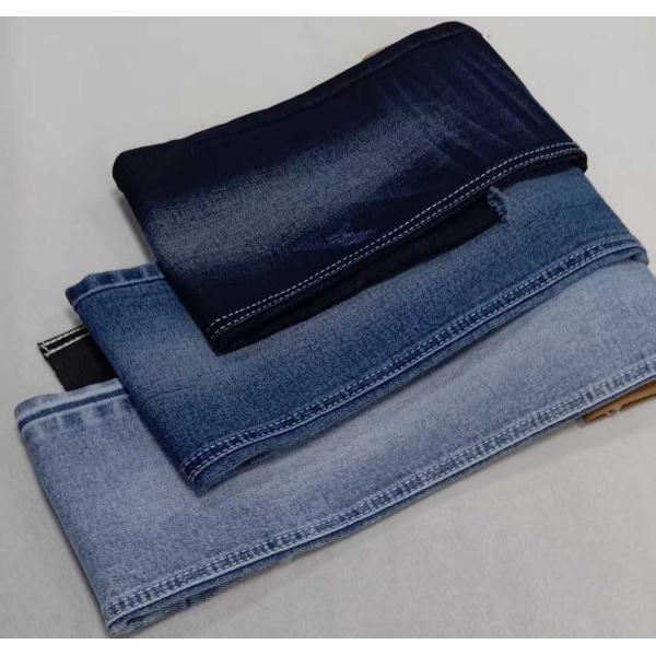TR 9.7oz Dark indigo with full width 180-182cm construction 10+10*12/55/75 Denim fabric JSD3407 for jeans