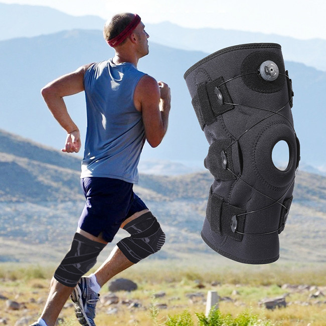Non Slip Compression Elastic Knee Support Sports Breathable Knee Brace