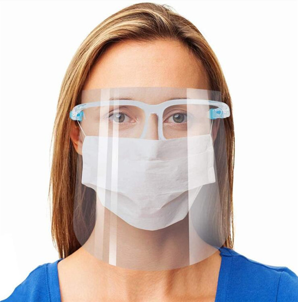Adjustable Anti Fog Visor 0.25mm PET Face Protection Shield