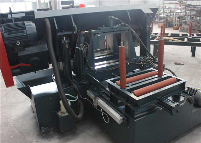 High Precision Auto Feeding Horizontal Metal Bandsaw 5.5KW Main Generator Power