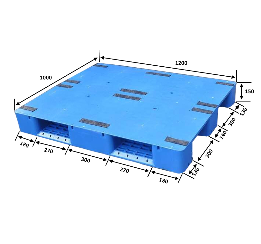 Good Quality 1200*1000 hygienic supplier of injection molded plastic pallets for racking