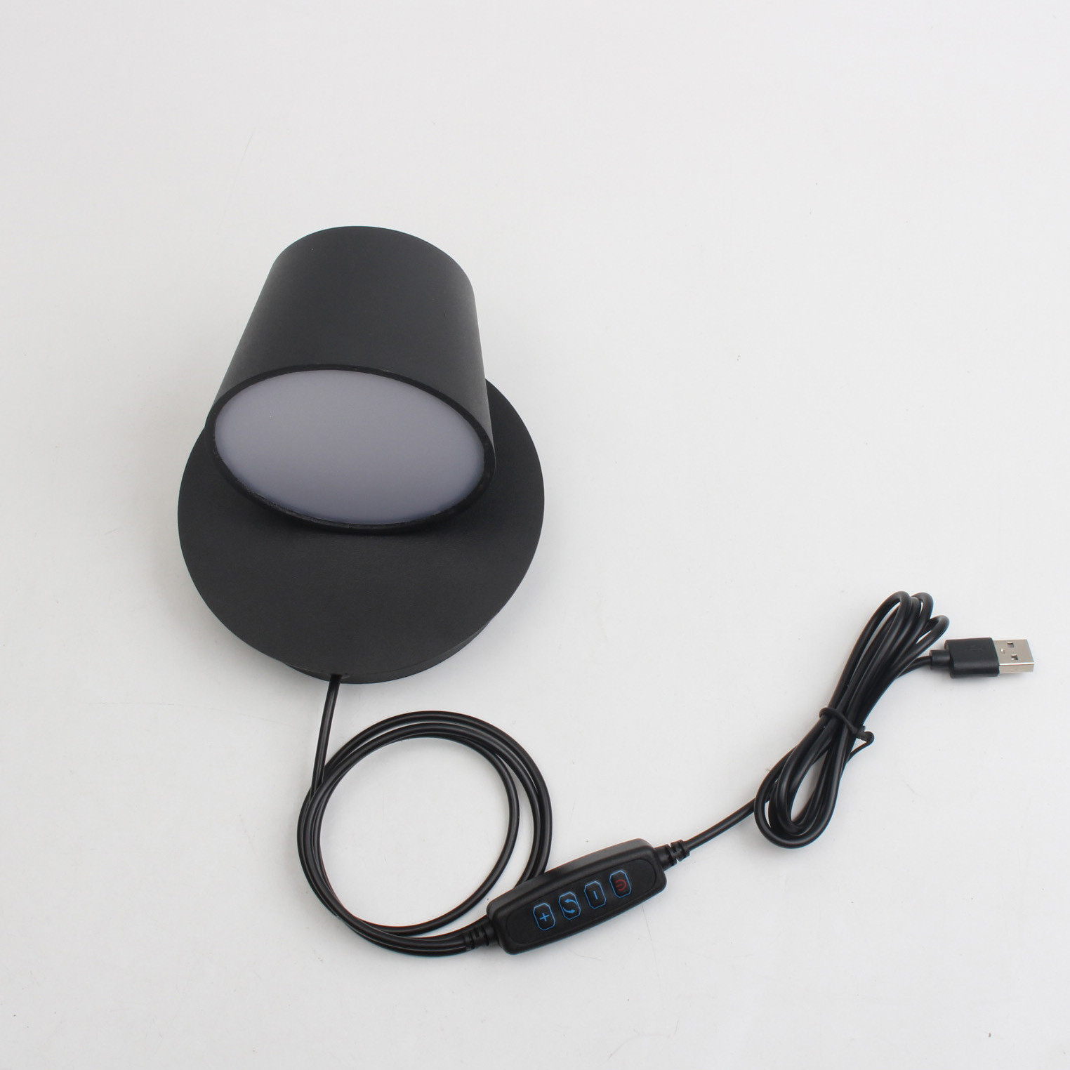 Interior headboard Reading Wall lamp Rotating Wall Lamps USB plug dimmable Color temperature wall Light