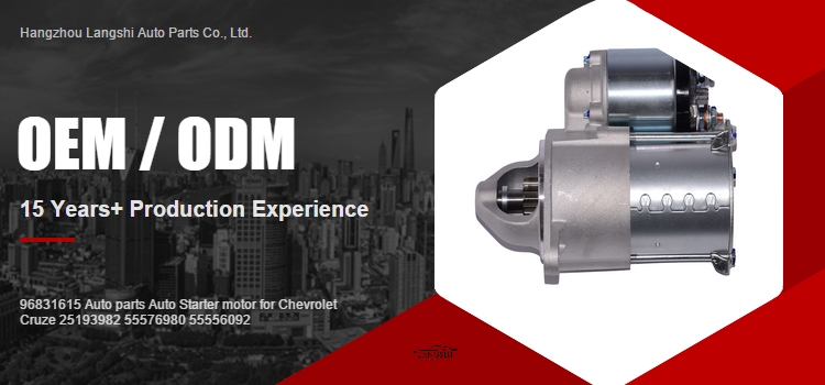 Reference NO. 114298 Auto Starter motor for Chevrolet Cruze 25193982 55576980 55556092