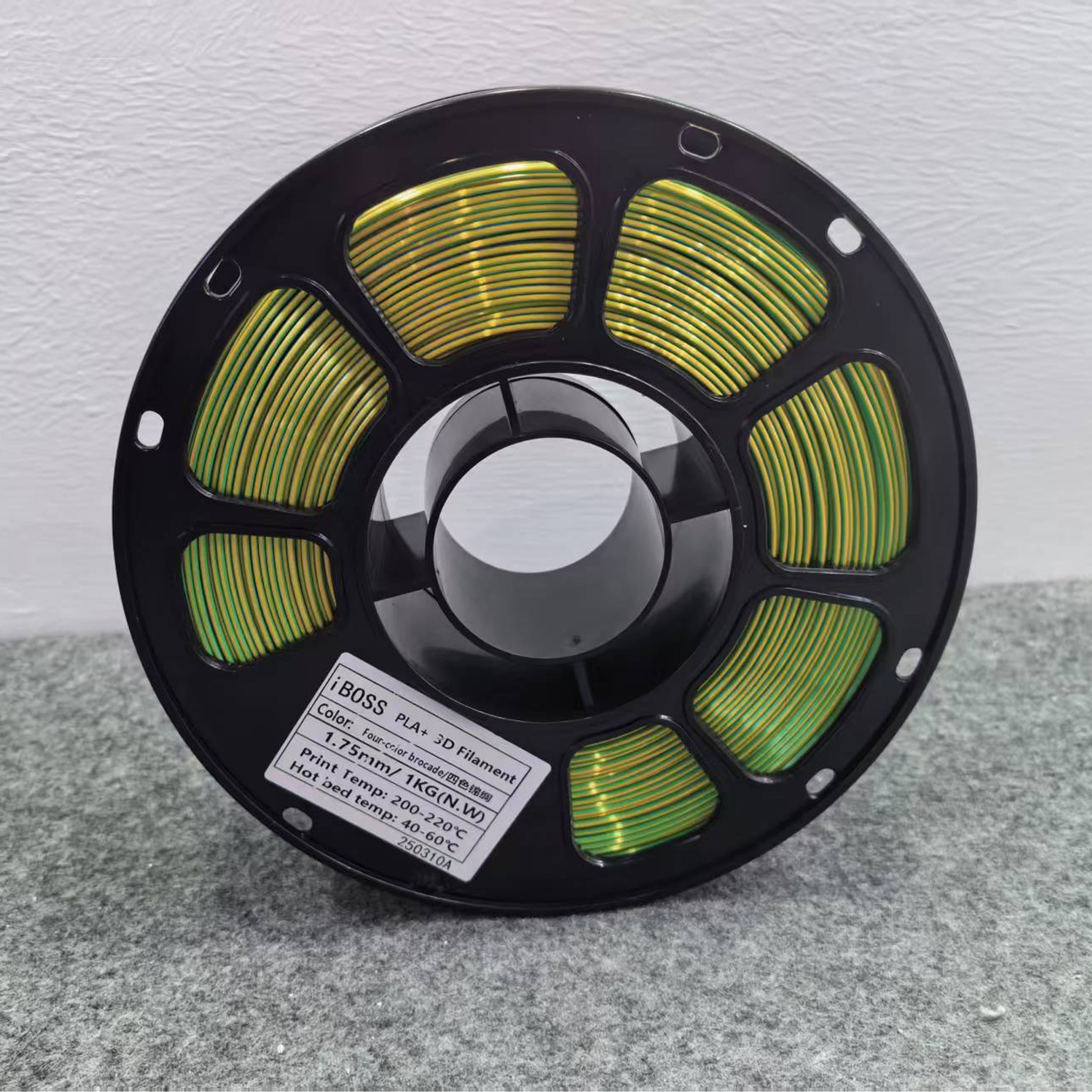 Strong Toughness Color Change Filament PLA Plus Four Color Blue-Green Gold Copper 1.75mm For 3D Printer +/- 0.02mm, 3D Printer Multicolor Filament,