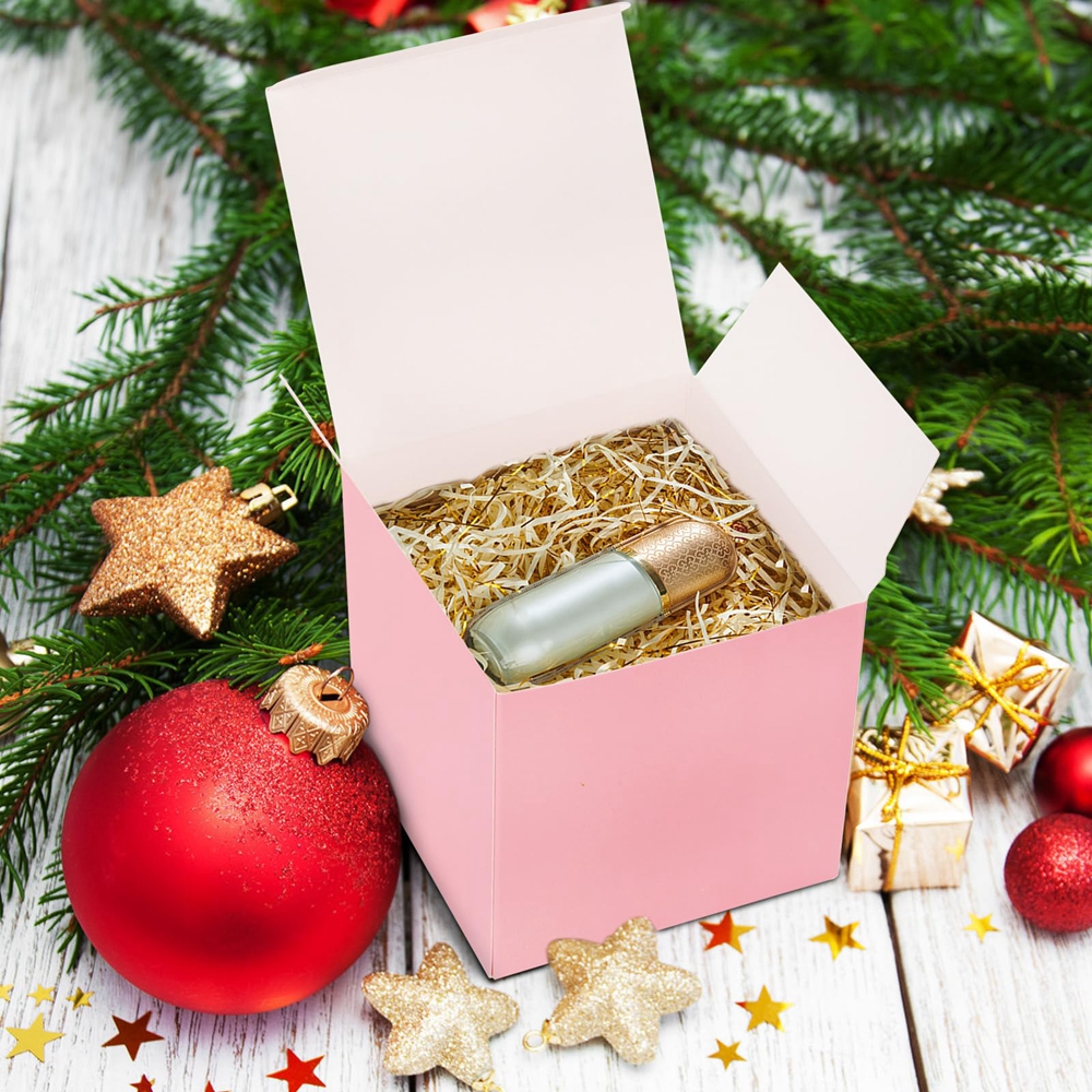Customized Beautiful Design Folding Pink Skin Care Packaging Paper Perfume Box for Perfume