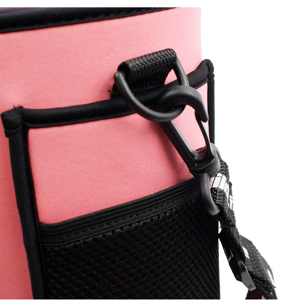 Adjustable Shoulder Strap Neoprene Bottle Sleeve For Hiking