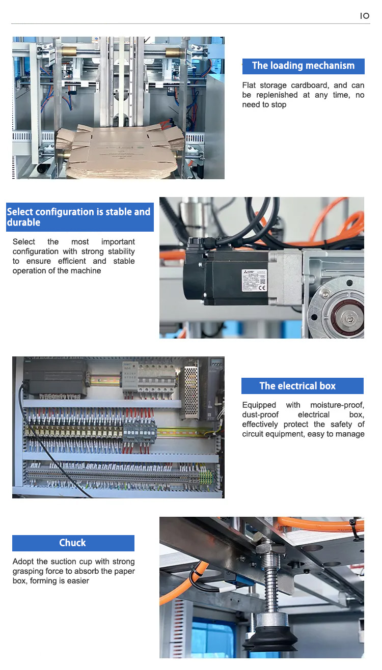 Carton Erecting Machine FKT-10 Cartoon Forming Machine After-sales Service Spare Parts