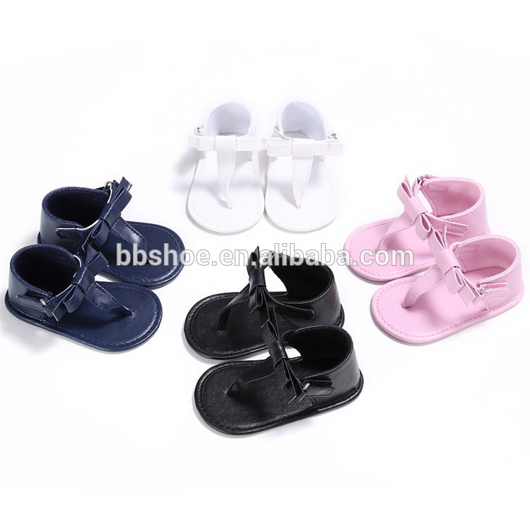 2019 summer t-strap cover heel anti-slip infant prewalker summer baby sandals