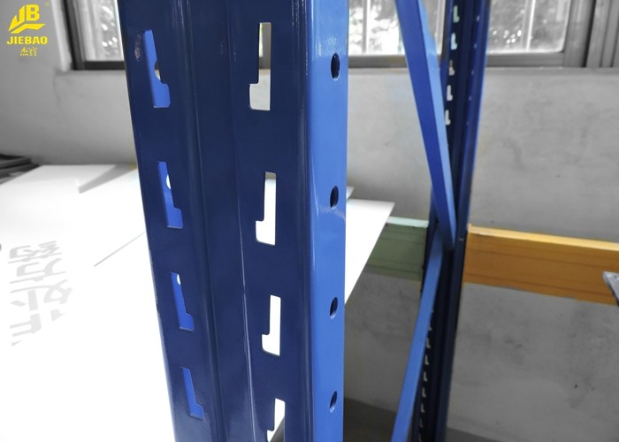 4000KG/ Levels Wood And Plastic Pallet Steel Racks 6M High Corrosion Protection