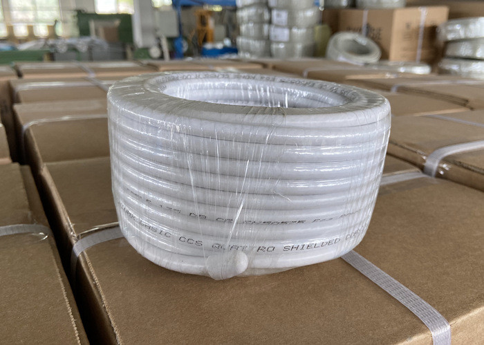 RG6 U 75 Ohm Coaxial Cable Foam PE Dielectric OEM USA Standard TV Wire