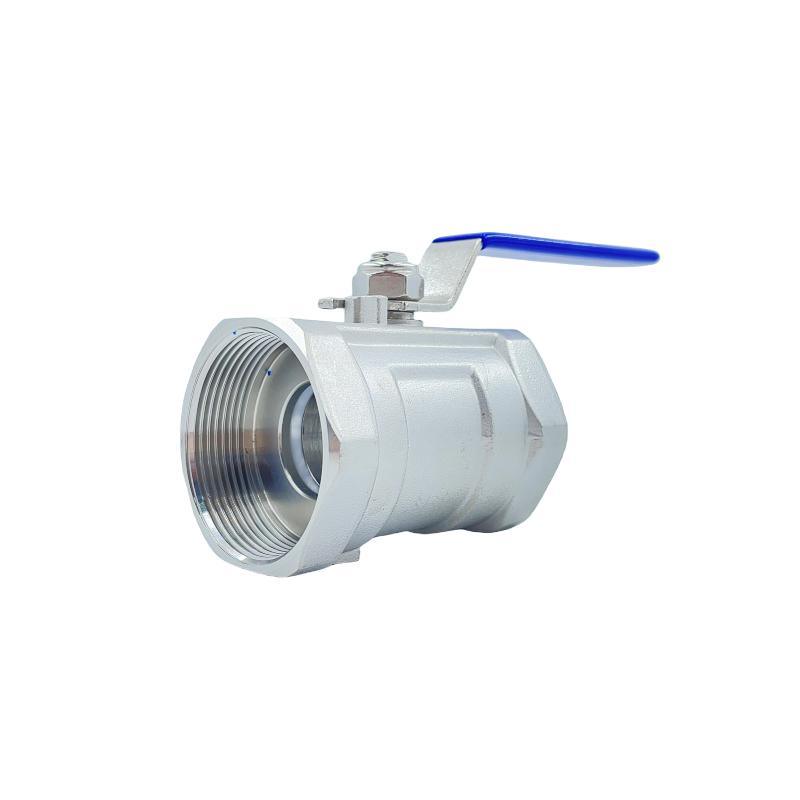 201/304/316 Stainless Steel 1 PC Ball Valve with Handle