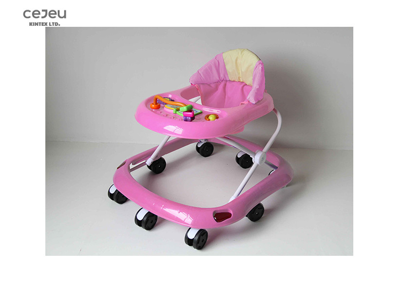 8 Wheels Baby Foldable Walker 13KG With Book Toys 2 Stoppers