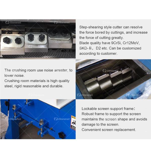 High Speed Powerful Recycling Machinery Plastic Shredder Machine Industrial Plastic Crush