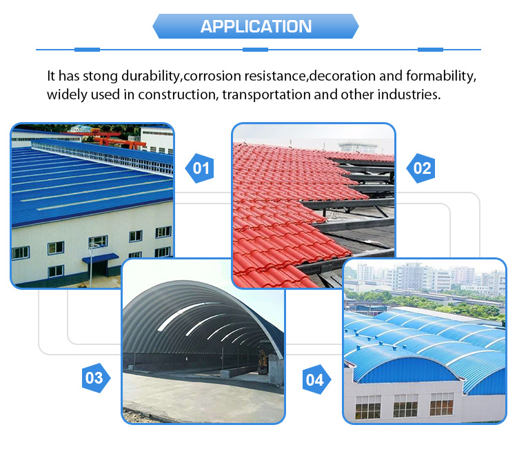 CGCC 4 X 8 Corrugated Metal Sheets Gi Corrugated Roofing Sheet Industrial Civil Buildings