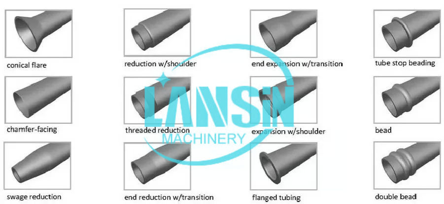 One Station Tube End Forming Machine Pipe End Reduction Shrinking ISO9001