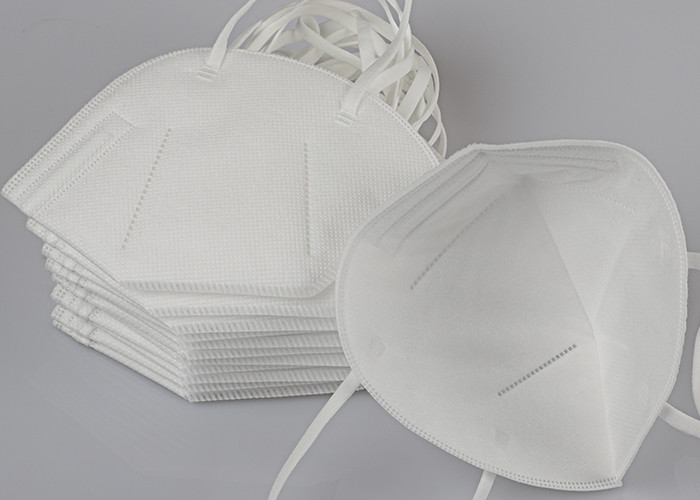 Non Woven Folding FFP2 Mask Comfortable Contoured Nose Clip For Reliable Seal