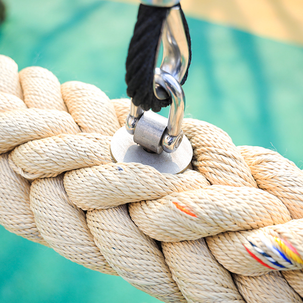 Playground Outdoor Steel Wire Rope Bridge Suspension Rope Bridge