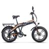 Buy cheap 20 Inch Fat Tire Folding E Bike Snow Bike Electric 4 Chaoyang Tire 48v 500 Watt from wholesalers