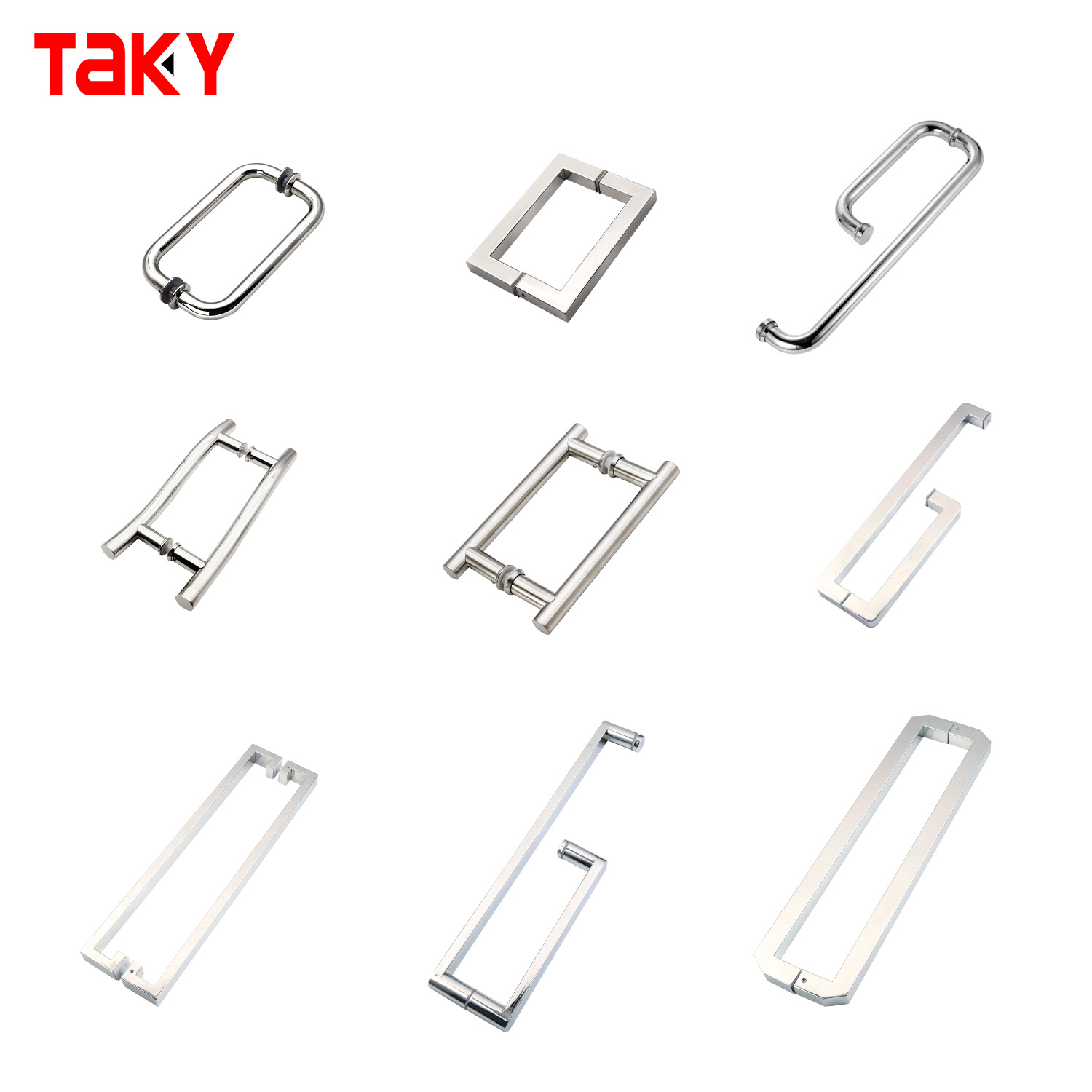 800*455*38MM/1000*560*51MM Wardrobe Pull Door Handle with Stainless Steel Construction