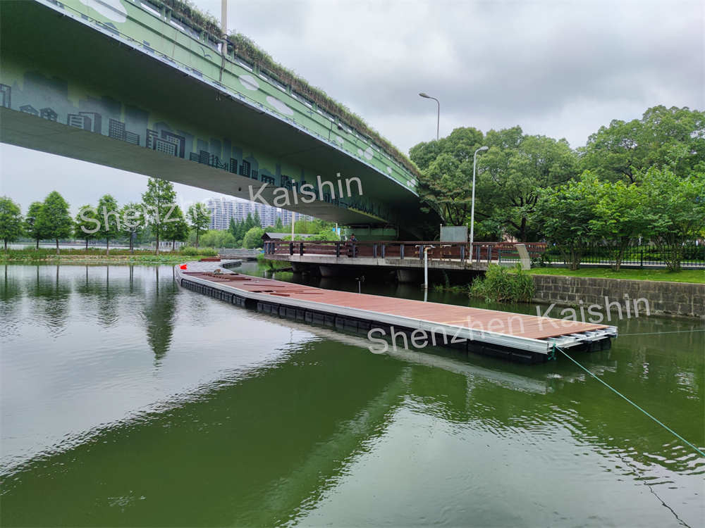 Customized Aluminum Floating Dock Stable Movable Boating KS6001 Dock Floating Pontoon Bridge For Sale Float Dock