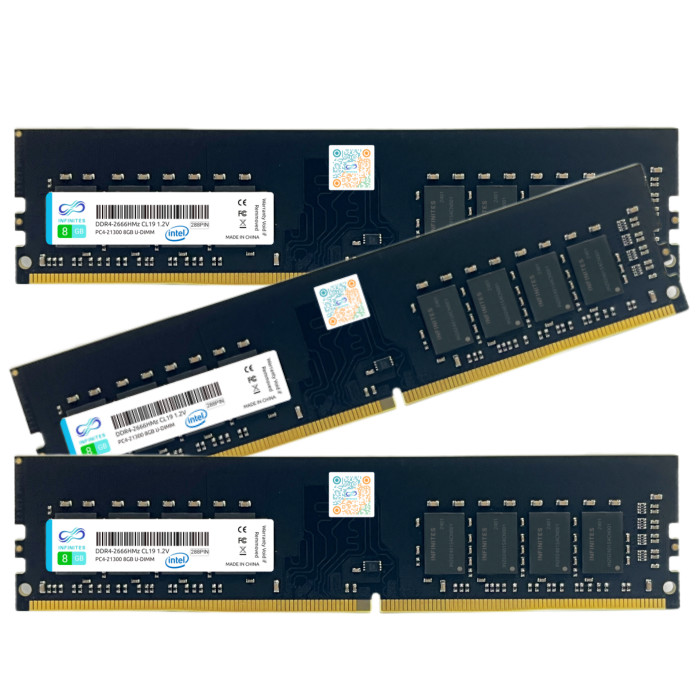 INFINITES INTEL Memory DDR4 Memory Module UDIMM DDR4 8GB 2666MHz 1.2V 288pin Memory card