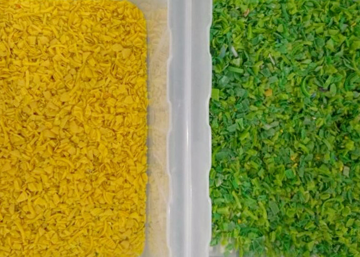 AC220V 50Hz PVC Plastic Sorting Equipment With Linear CCD True Color Technology