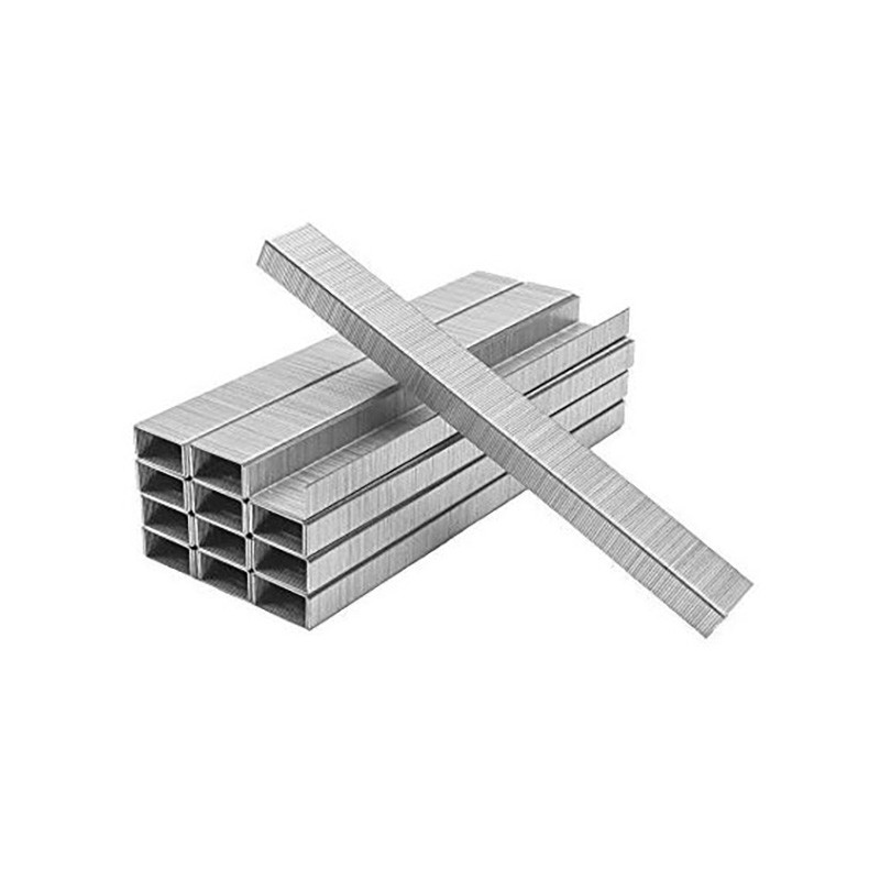 12.8mm 21Ga 8012 Upholstery Industrial Staples Galvanized Chisel Point Fine Wire 80 Series