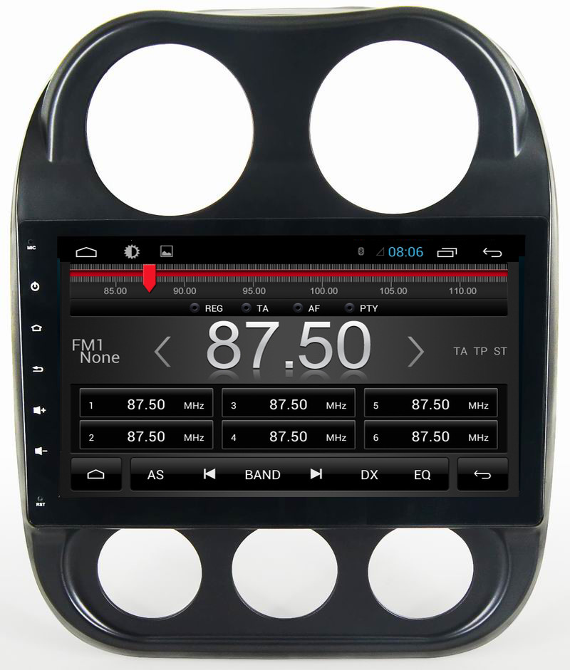 Ouchuangbo car radio dvd for Jeep Compass with android 6.0 gps navigation bluetooth USB
