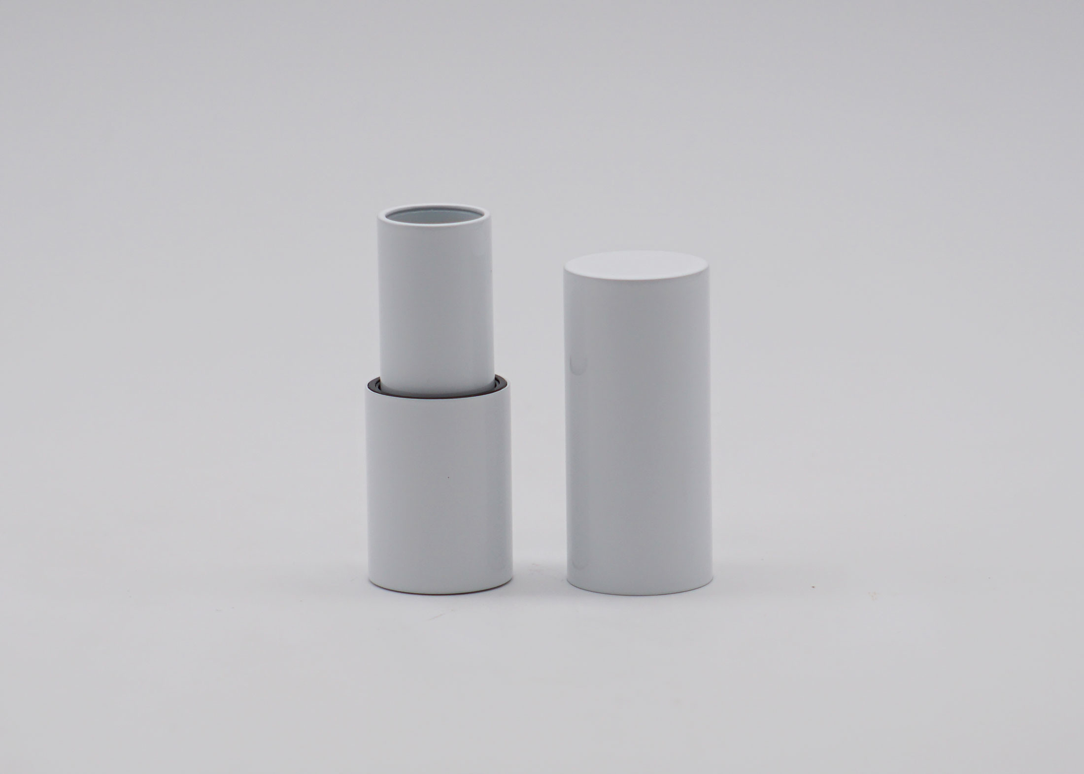 Press Pop Cap Empty Magnetic Aluminum BPA Free Lip Balm Tubes