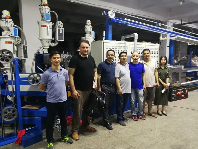 PE Wire And Cable Machinery CAT6A Cable Making , Siemens Electricity Brand