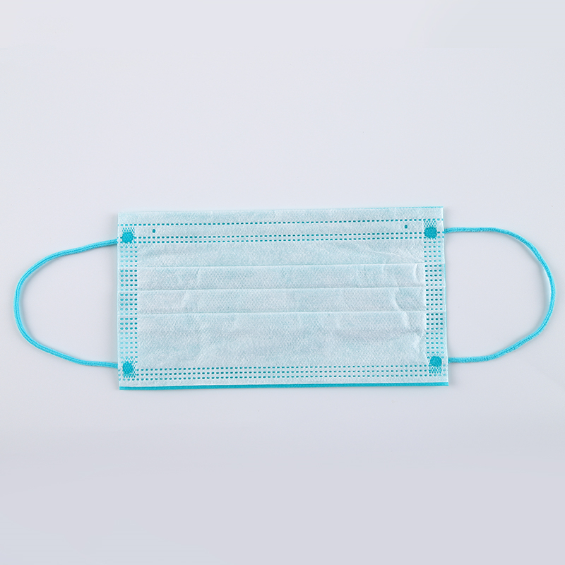 Green Disposable Mouth Mask 4 Ply Disposable Earloop Face Mask
