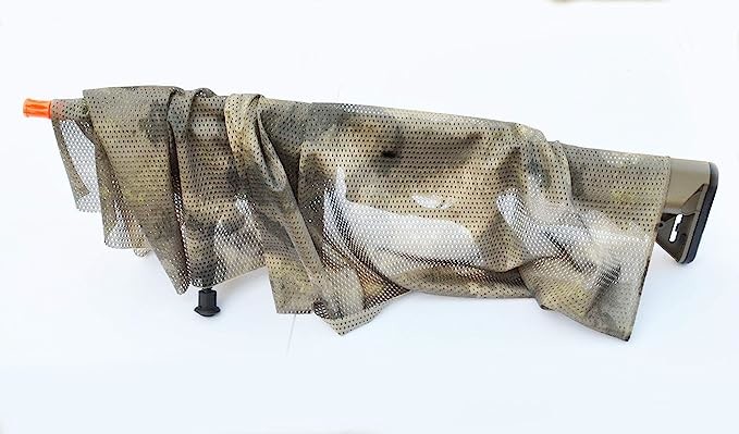 Camouflage Scarves, Sniper Veil Camo Mesh Material Hunting Shemagh Scarf Balaclava Head Neck Cover