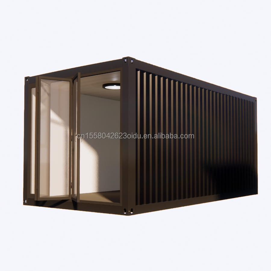 Aluminum Alloy Windows EU 20 FT Prefabricated Steel Container House for Outdoor Living in Residential Forest Tiny Houses