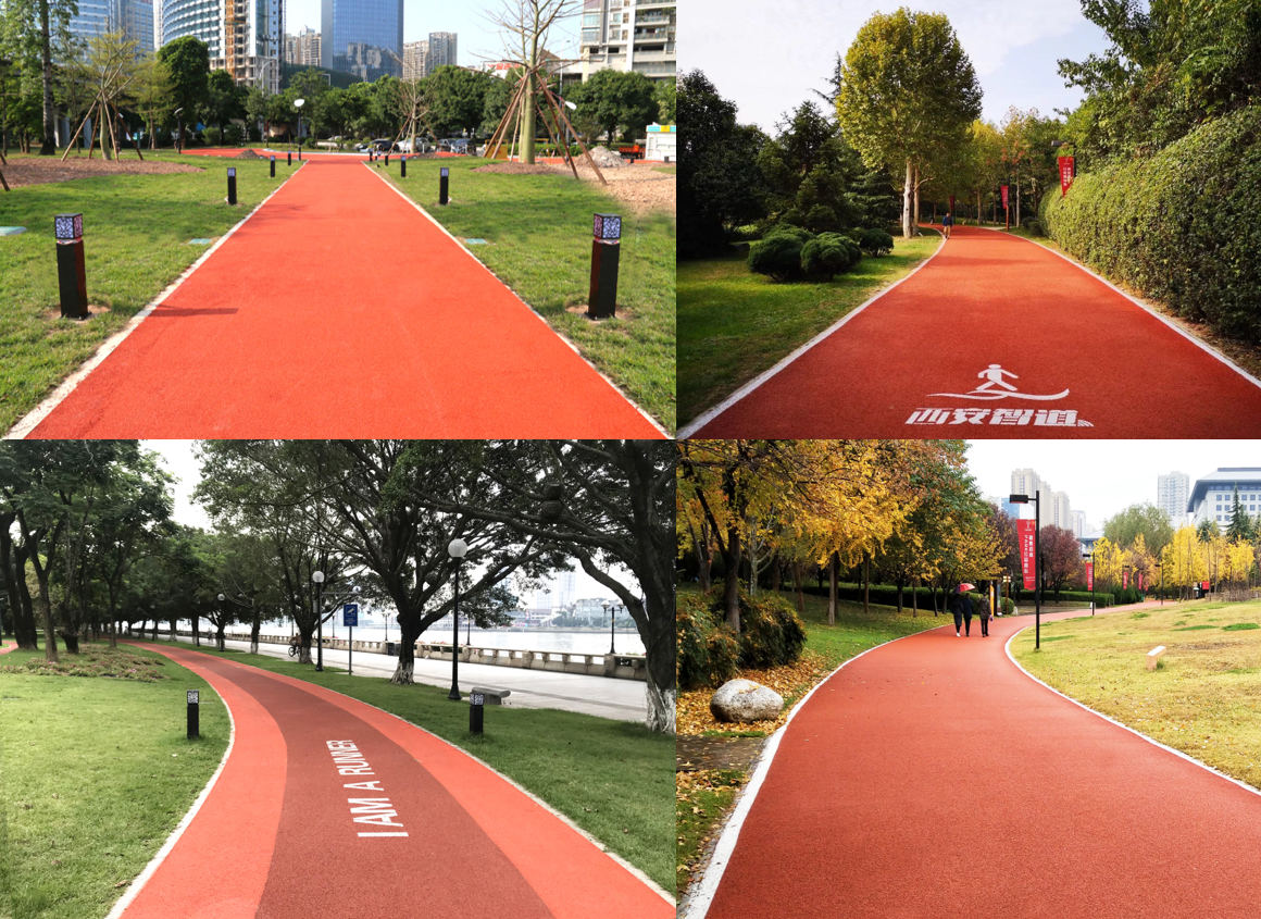 Outdoor Anti-UV Jogging Track Material EPDM Granule & PU Binderfor School College Playground