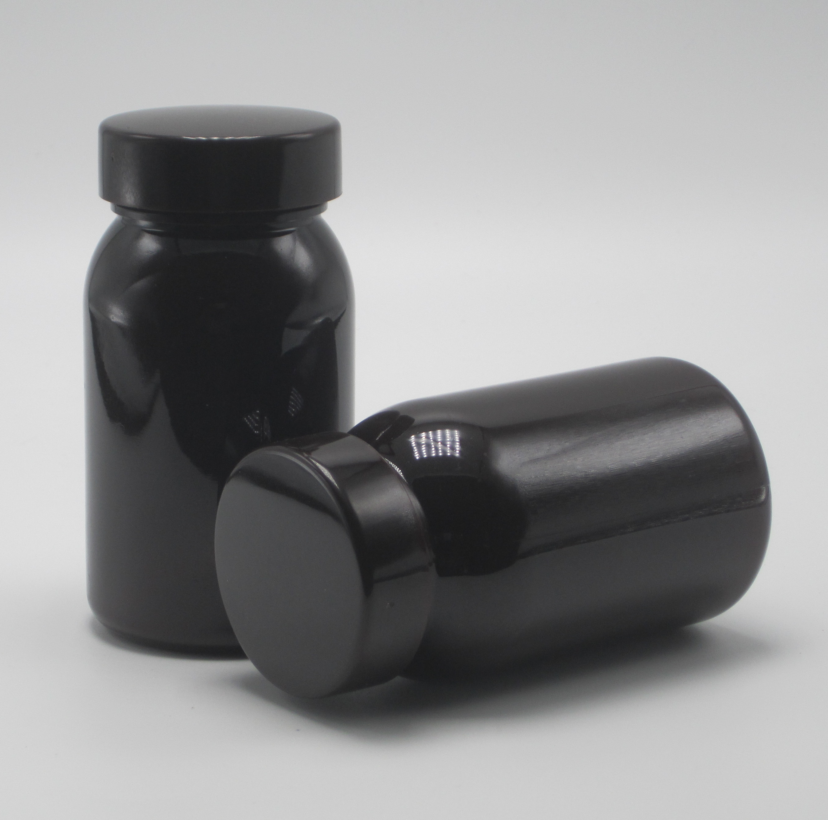 Food Grade Vitamin Dietary Nutritional Supplement Medicine Bottle 100cc PET Plastic with Screw Cap
