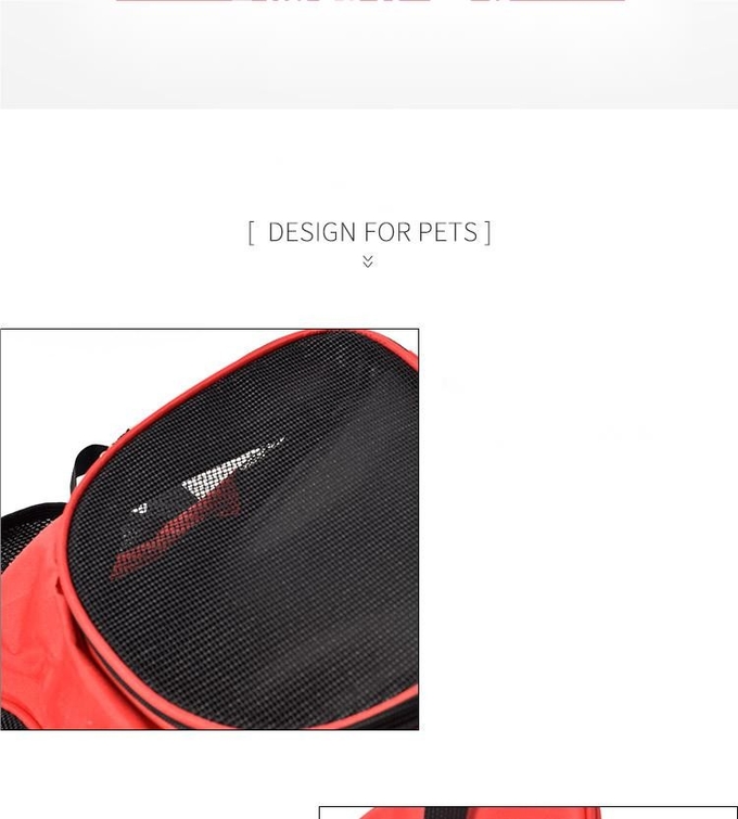 Pet Travel Backpack Outdoor Portable Breathable Foldable Dog And Cat Bag