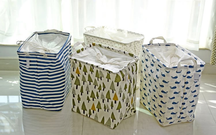 Reusable Lightweight Folding Laundry Baskets hamper OEM ODM