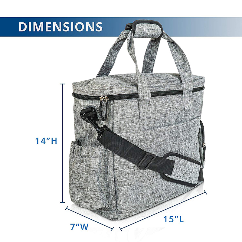 Airline Approved Dog Carrier Bag With 2 Lined Food / Treat Containers
