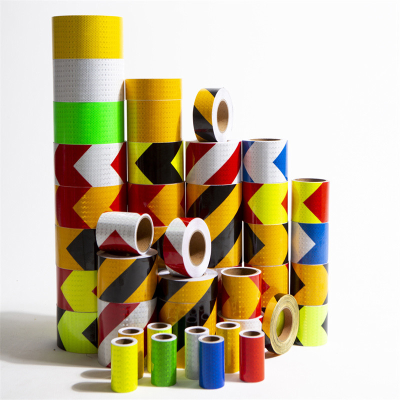 Custom PVC Crystal Lattice Truck Reflective Radium Tape Stickers White Yellow Red Green Blue